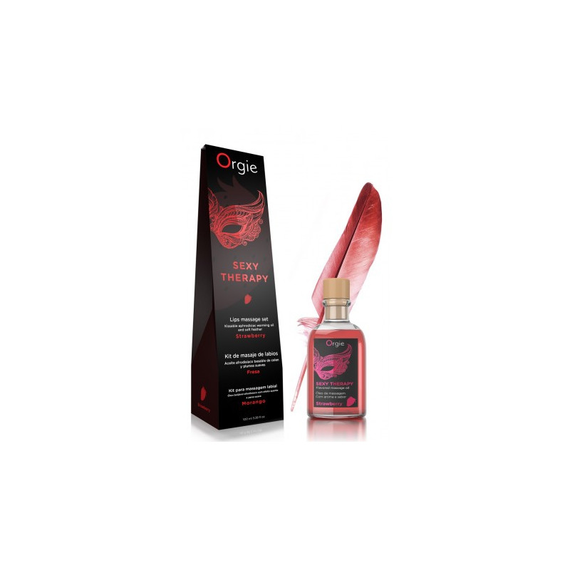 Orgie Huile de massage embrassable Sexy Therapy Fraise 100ml